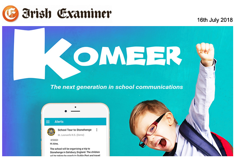 Komeer in the news, Newstalk - The Irish Times, The Business Post